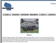 Tablet Screenshot of baywagyu.com